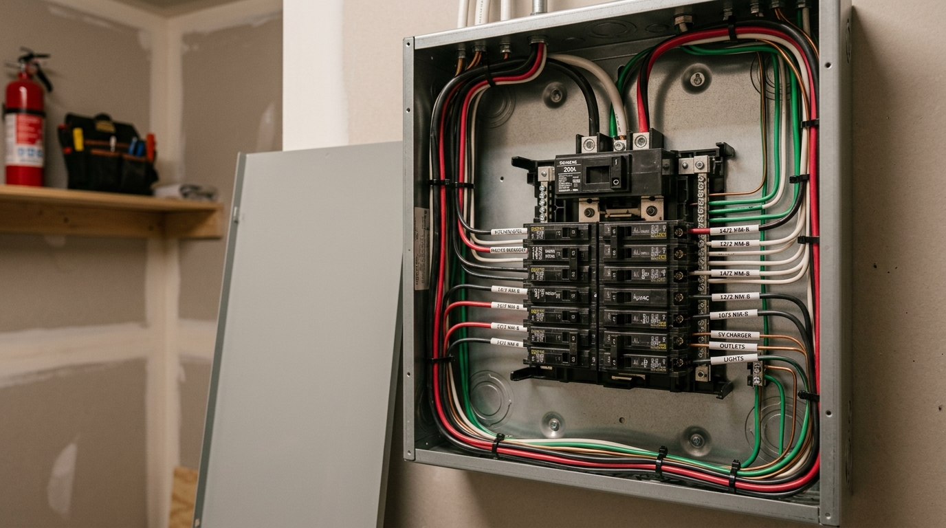 Clean residential electrical installation by Leo Novak
