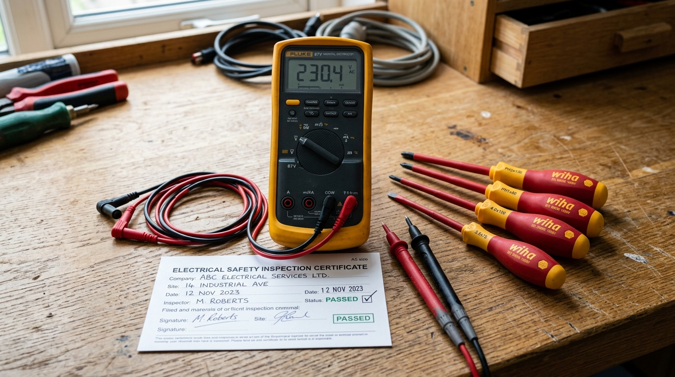 Electrical safety testing inspection